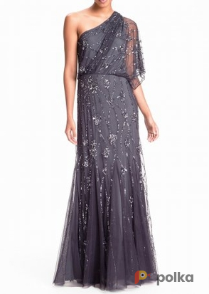 Возьмите Платье Adrianna Papell Smokey Tulle Gown Размер 42 напрокат (Фото 3) в Москве