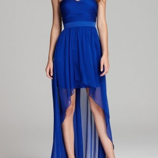 Платье Aidan Mattox Cobalt High-low Dress Размеры 40, 42, 44