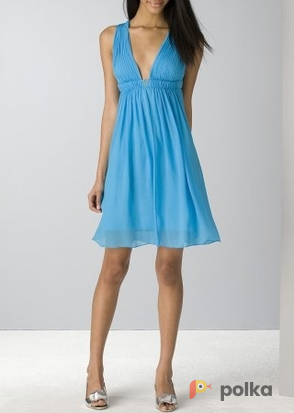 Возьмите Платье Aidan Mattox Dress Lime/ Light Blue  Размер 44 напрокат (Фото 3) в Москве