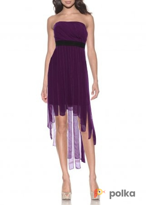 Возьмите Платье Aidan Mattox Fringle Hi-low Chiffon Dress Размеры 42, 44 напрокат (Фото 1) в Москве