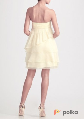 Возьмите Платье Aidan Mattox Ivory Cocktail Dress Silk Размер 40 напрокат (Фото 2) в Москве