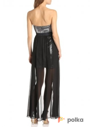Возьмите Платье Aidan Mattox High-low Sequin Dress Размеры 40, 42, 44,  46 напрокат (Фото 3) в Москве