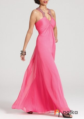 Возьмите Платье Aidan Mattox Pink/Corall  Padded Bust Drop Dress Размеры 40, 44 напрокат (Фото 3) в Москве
