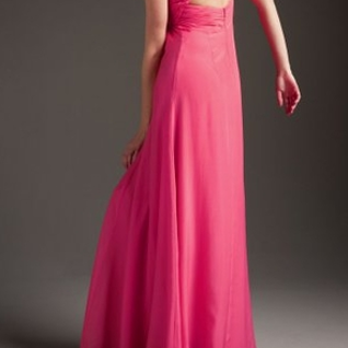 Платье Aidan Mattox Pink/Corall  Padded Bust Drop Dress Размеры 40, 44