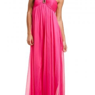 Платье Aidan Mattox PinkGown Yeweled Neck Размер 42