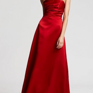 Платье Aidan Mattox Red satin evening gown Размер 42