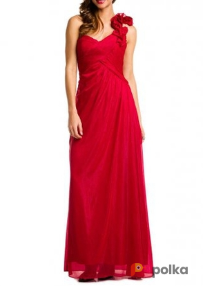 Возьмите Платье Aidan Mattox Red/Blue/Ivory  Sweatheard Bust Dress Размеры 40, 38, 42, 44, 46 напрокат (Фото 5) в Москве