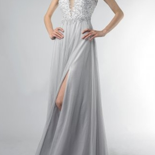 Платье Basix Tulle Open Back Gown Размер 42