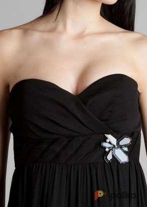 Возьмите Платье BCBGeneration Black Crinkle Dress Размер 44, напрокат (Фото 1) в Москве