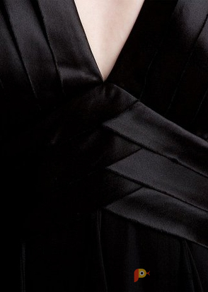 Возьмите Платье BCBGMAXAZRIA Black Chiffon Dress Размер 46 напрокат (Фото 4) в Москве