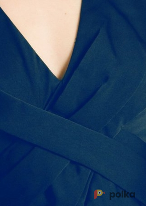Возьмите Платье BCBGMAXAZRIA Indigo Satin Long Gown Размер 40 напрокат (Фото 3) в Москве