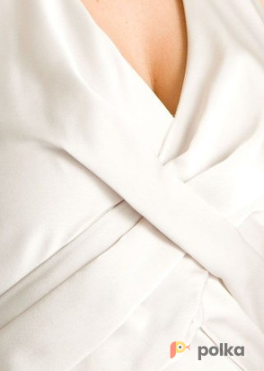 Возьмите Платье BCBGMAXAZRIA Ivory Satin Long Gown Размер 42 напрокат (Фото 2) в Москве