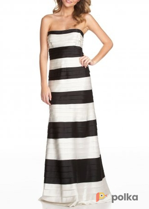 Возьмите Платье BCBGMAXAZRIA Tiered Long BlackWhite Dress P Размер 48 напрокат (Фото 2) в Москве