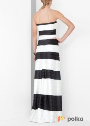 Возьмите Платье BCBGMAXAZRIA Tiered Long BlackWhite Dress P Размер 48 напрокат (Фото 2) в Москве