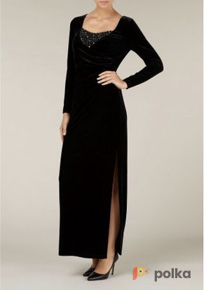 Возьмите Платье Cachet Lace Accent Velour Gown Размер 48 напрокат (Фото 2) в Москве
