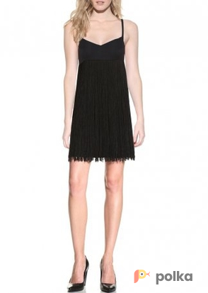 Возьмите Платье Calvin Klein Black Fringe Dress Размер 44 напрокат (Фото 2) в Москве