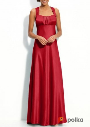 Возьмите Платье Calvin Klein Red Bust Pleated Gown Размер 46 напрокат (Фото 2) в Москве