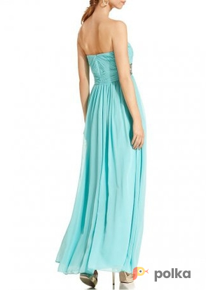 Возьмите Платье Calvin Klein Tiffany Blue Yeweled Gown Размер 48 напрокат (Фото 2) в Москве