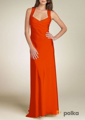 Возьмите Платье Calvin Klein Turcose/Green/Dark Green/Yellow/Shampagne    Long Formal Dress Размер 42 напрокат (Фото 4) в Москве