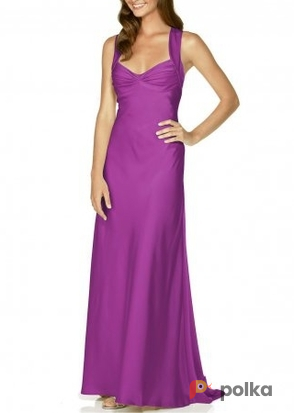 Возьмите Платье Calvin Klein White/Violet/Teal/Silver/Black/Blue/Mint    Long Formal Dress Размеры 42, 44 напрокат (Фото 5) в Москве