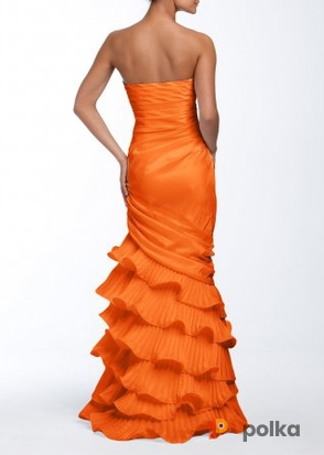Возьмите Платье Dalia MacPhee Strapless Taffeta Mermaid Gown Размер 40 напрокат (Фото 2) в Москве