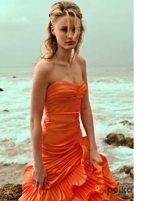 Возьмите Платье Dalia MacPhee Strapless Taffeta Mermaid Gown Размер 40 напрокат (Фото 4) в Москве