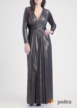 Возьмите Платье David Meister Pewter 3/4 Sleeve Dress Размер 44 напрокат (Фото 3) в Москве