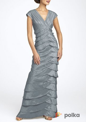 Возьмите Платье Davids Bridal Grey Dress Tiered Размер 44 напрокат (Фото 2) в Москве