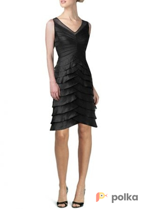 Возьмите Платье Eliza J Black Tiered Ilusion Dress Размер 46 напрокат (Фото 2) в Москве