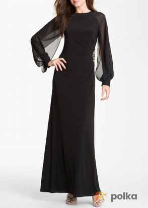 Возьмите Платье Eliza J Evening Long Sleeve Gown Размеры 44,  46, 48 напрокат (Фото 2) в Москве