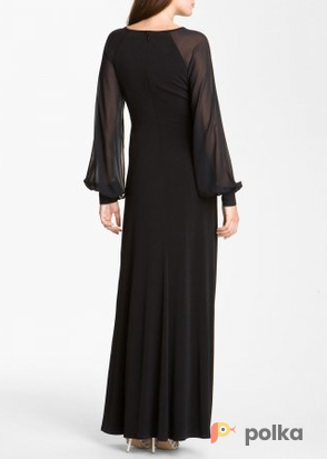 Возьмите Платье Eliza J Evening Long Sleeve Gown Размеры 44,  46, 48 напрокат (Фото 5) в Москве