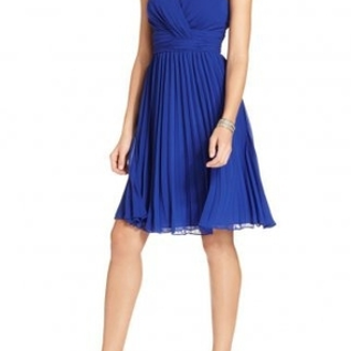 Платье Evan Picone Dress Orange/Mint/Cobalt  Pleated Размеры 42, 44, 46