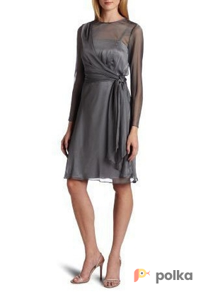 Возьмите Платье Jones New York Silver Dress Sleeve Размеры 42, 44 напрокат (Фото 1) в Москве