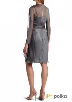 Возьмите Платье Jones New York Silver Dress Sleeve Размеры 42, 44 напрокат (Фото 2) в Москве