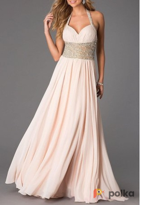 Возьмите Платье Jovani Nude Crystal Gown Размеры 42, 44 напрокат (Фото 2) в Москве