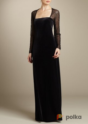 Возьмите Платье Js boutique Black Dress Velour Gown Размеры 44, 46, 48 напрокат (Фото 2) в Москве