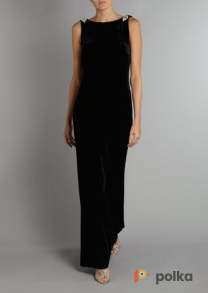 Возьмите Платье Js boutique Black Dress Velour Open Back Размеры 44, 48 напрокат (Фото 2) в Москве
