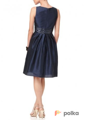 Возьмите Платье Js boutique Blue Cocktail Dress Embellished Размер 48 напрокат (Фото 2) в Москве