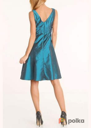 Возьмите Платье Js boutique Blue Taffeta Dress Размер 46 напрокат (Фото 2) в Москве