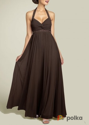 Возьмите Платье Js boutique Chiffon halter dress brown Размер 48 напрокат (Фото 2) в Москве