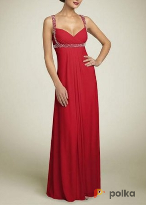 Возьмите Платье Js boutique Chiffon halter dress red Размер 44 напрокат (Фото 1) в Москве