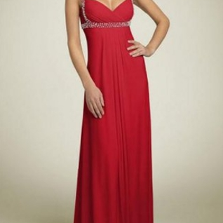 Платье Js boutique Chiffon halter dress red Размер 44