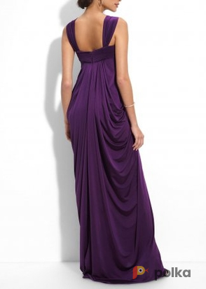 Возьмите Платье Js boutique Draped Jersey Dress Plum Размеры 44, 46 напрокат (Фото 2) в Москве