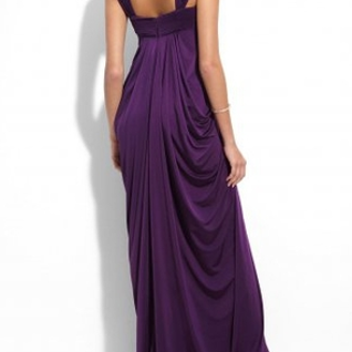 Платье Js boutique Draped Jersey Dress Plum Размеры 44, 46