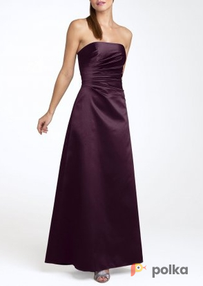 Возьмите Платье Js boutique Fuksia satin evening gown Размер 48 напрокат (Фото 2) в Москве