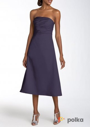 Возьмите Платье Js boutique Navy satin evening dress P Размер 40 напрокат (Фото 2) в Москве