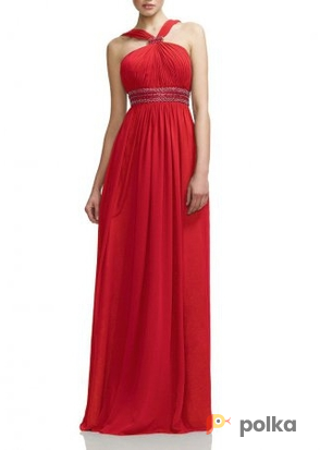 Возьмите Платье Js boutique Red Gown Halter Размер 46 напрокат (Фото 2) в Москве