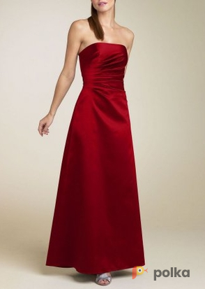 Возьмите Платье Js boutique Rosso/Toffee/Nero   satin evening gown Размер 46 напрокат (Фото 2) в Москве