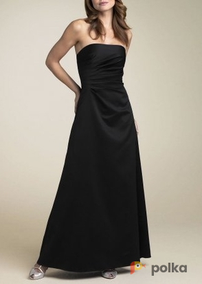 Возьмите Платье Js boutique Rosso/Toffee/Nero   satin evening gown Размер 46 напрокат (Фото 1) в Москве