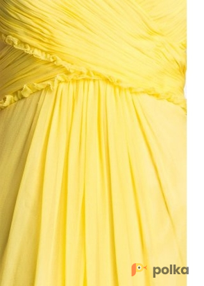 Возьмите Платье Js boutique Yellow Ruffled Gown Размер 46 напрокат (Фото 2) в Москве